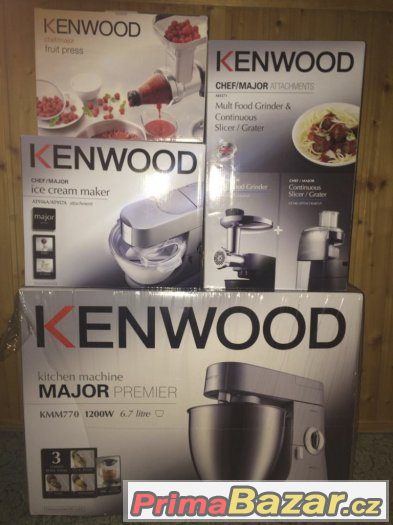 Nový, nerozbalený KENWOOD MAJOR KMM 770 s příslušenstvím