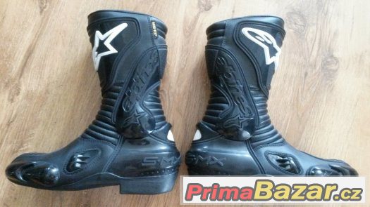 Prodám kožené boty na motorku ALPINESTARS GORE-TEX