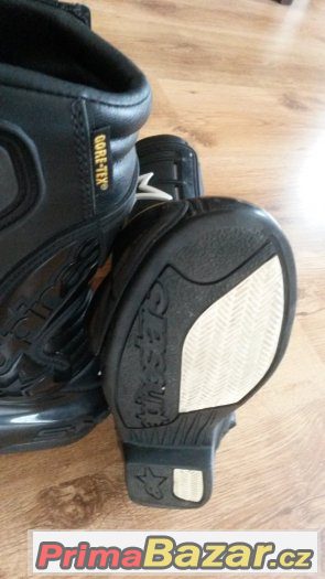 Prodám kožené boty na motorku ALPINESTARS GORE-TEX Prodám kožené boty na motorku ALPINESTARS GORE-TEX