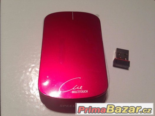 myš k PC SPEED LINK CUE Wireless Multitouch Mouse - červená