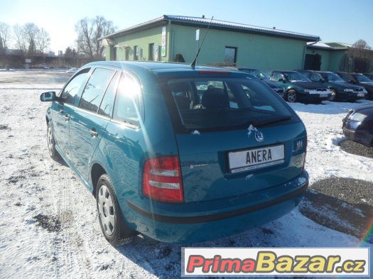 Škoda Fabia 1,4 MPi kombi  ČR servisní knížka