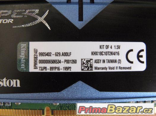 Kingston HyperX Predator 4GB 1866MHz DDR3 CL10 Kingston HyperX Predator 4GB 1866MHz DDR3 CL10