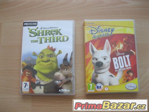 Pc hra Bolt a Shrek