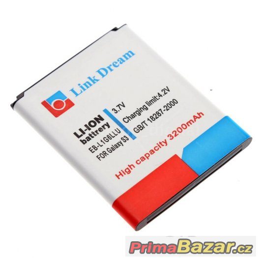 Baterie Lithium-ion pro Samsung Galaxy S3 , SIII - 3200mAh