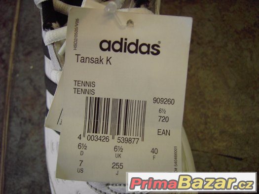 Tenisky Adidas nové, nepoužité vel. 40, 6,5