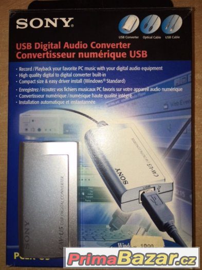 Prodám USB DIGITAL AUDIO KONVERTOR