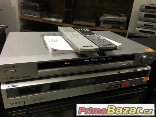 Receiver SONY STR-KSL40, DVD Rekordér RDR-GX210 /Dálk.Ovl