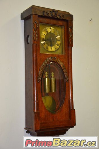 Starožitné 2-závažové hodiny Gustav Becker r1905