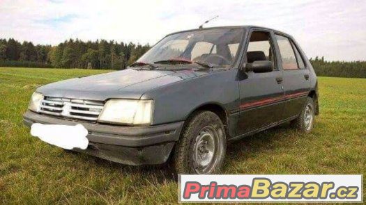 Vyměním Peugeot 205 za moto