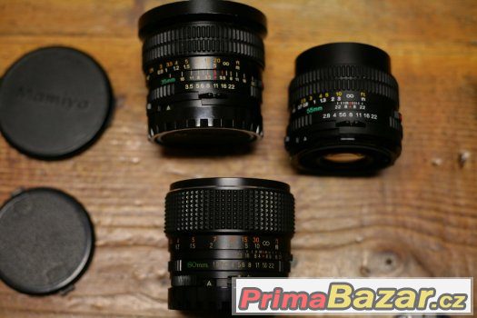 Mamiya M645 s objektivy Mamiya M645 s objektivy