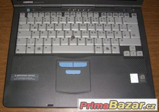 Notebook Compaq Armada M700 - Výdrž baterie 3 a půl  hodiny