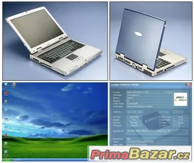 Notebook HIGHPAQ 15" DDR2 4USB Infra LAN Modem - FUNKČNÍ