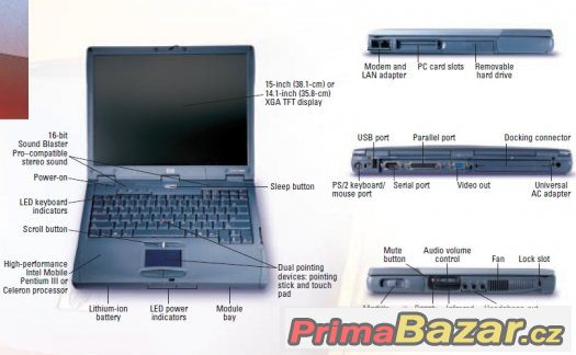 Notebook HP OmniBook 6000  FUNKČNÍ