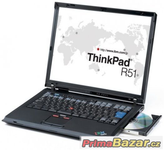 Špičkový notebook IBM ThinkPad R51 - FUNKČNÍ