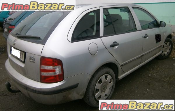 Prodám Škoda Fábia Combi Diesel 1.4 , sříbrná metalýza, 59 Kw, Rv. 5.2006