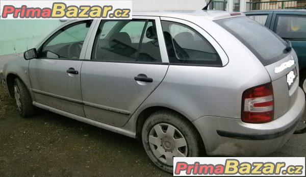 Prodám Škoda Fábia Combi Diesel 1.4 , sříbrná metalýza, 59 Kw, Rv. 5.2006