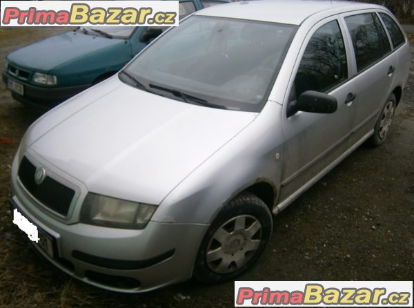 Prodám Škoda Fábia Combi Diesel 1.4 , sříbrná metalýza, 59 Kw, Rv. 5.2006