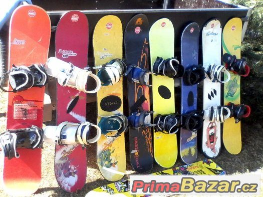 Snowboards 120 až 140cm