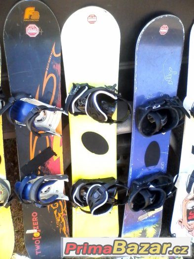 Snowboards 120 až 140cm