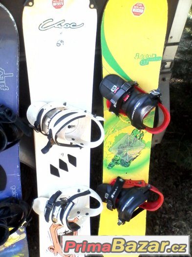 Snowboards 120 až 140cm