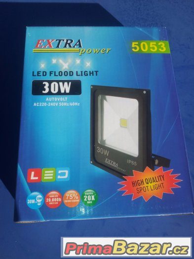 30W LED halogen, světlo IP65 EXTRA POWER