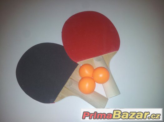 Pingpongový set 2 pálky a 3 míčky