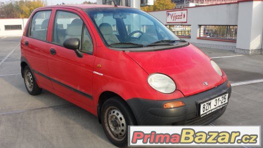 Daewoo Matiz 0,8 - auto jako nové  Top stav