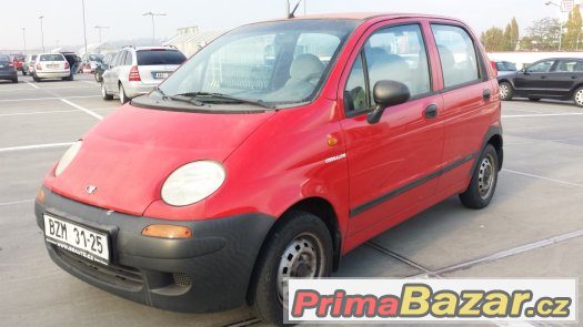 Daewoo Matiz 0,8 - auto jako nové  Top stav