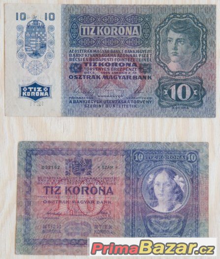 bankovky Rakousko- Uhersko