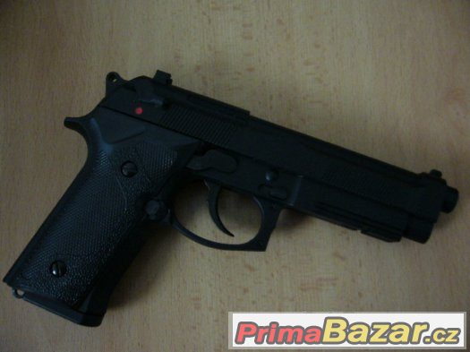 AIRSOFT GAS PISTOLE BERETTA M92F VERTEC - NOVÁ