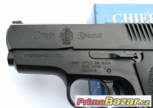 AIRSOFT manual PISTOLE S&W Chiefs Special CS45 - NOVÁ