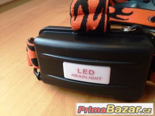 CREE LED 2x T6 ČELOVKA - headlamp 2000lm