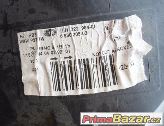 BMW X5 e53 rok výroby 2002 - Přední pravé světla Hella