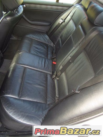 BMW e46 sedan - Černý kožený interiér