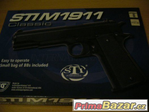 AIRSOFT manual PISTOLE STI-COLT M1911 - NOVÁ