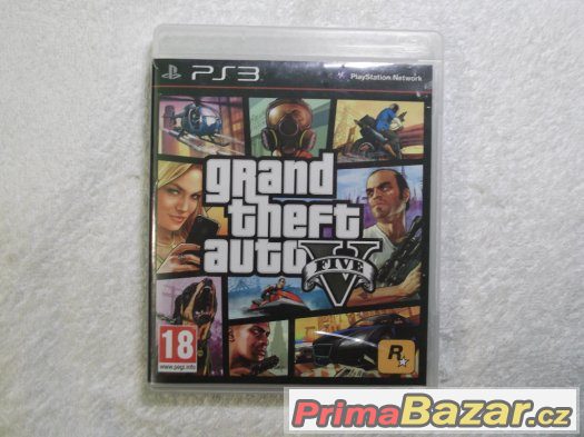 Hra na Playstation 3 - Grand Theft Auto Five V - 1 x hraná