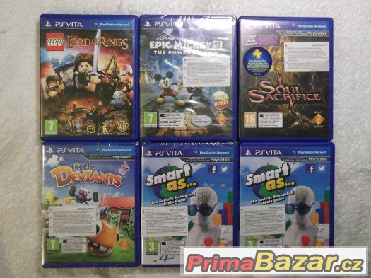 Hry na Playstation Vita - Nové a 1 x hrané - Více fotek Hry na Playstation Vita - Nové a 1 x hrané - Více fotek