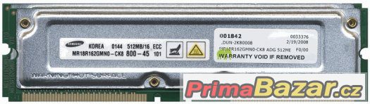 4x512MB RIMM ram 800MHz non ECC