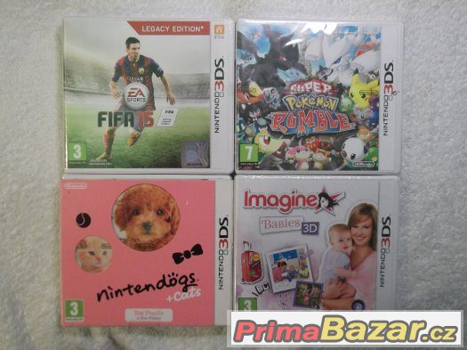 Hry na Nintendo 3DS - Nové nebo 1 x hrané - Více fotek Hry na Nintendo 3DS - Nové nebo 1 x hrané - Více fotek