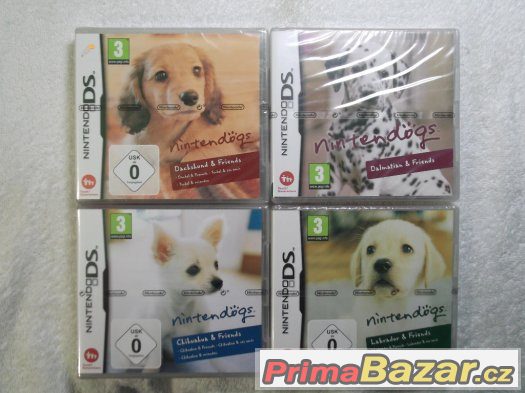 Hry na Nintendo DS - Série Nintendogs - 4 díly - Nové