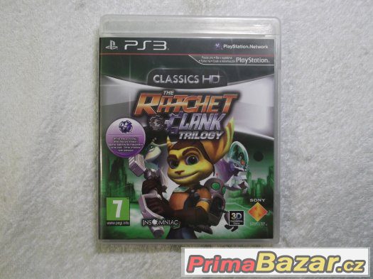 Hra na Playstation 3-Ratchet and Clank-Trilogy-Český manuál