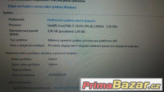 Prodám Notebook Asus X550C