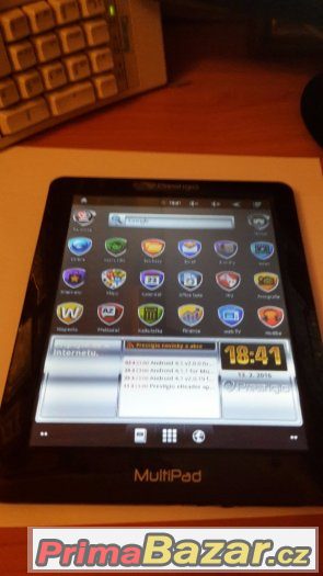 Pěkné Prestigio MultiPad PMP3384B, plně funkční, se zdrojem