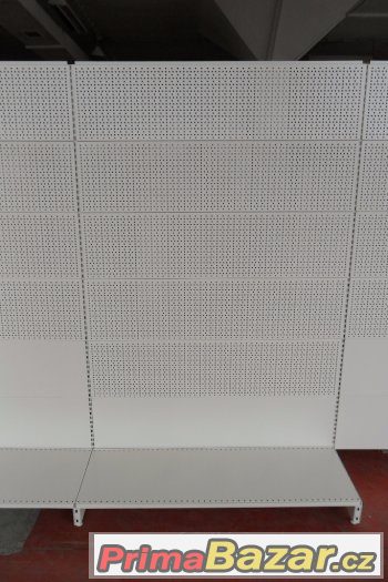 Prodám nový kvalitní regál (děrovaný program). Prodám nový kvalitní regál (děrovaný program).