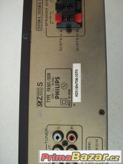 Philips FA 561 stereo amplifier ,Hi-Fi zesilovač.