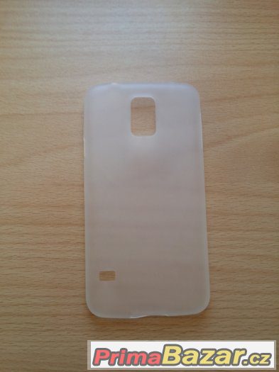 Samsung Galaxy S5 bílé poloprůhledné pouzdro G900