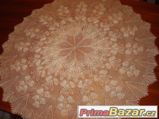 Dečka háčkovaná béžová, běhoun, šál dlouhý 150cm Dečka háčkovaná béžová, běhoun, šál dlouhý 150cm