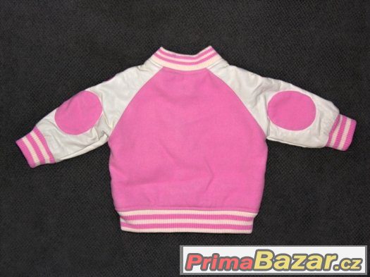 č.214 - Bunda růžovobílá H&M vel.68-74 č.214 - Bunda růžovobílá H&M vel.68-74