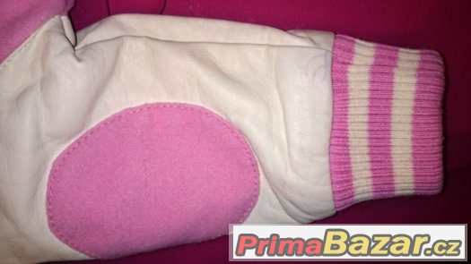 č.214 - Bunda růžovobílá H&M vel.68-74 č.214 - Bunda růžovobílá H&M vel.68-74