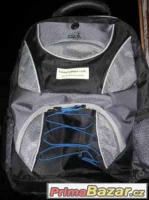 Vyztužený batoh na notebook, 15,6", SPORTY, s modrou šňůrkou